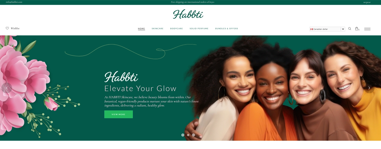 Habbti Showcase – Full Layout
