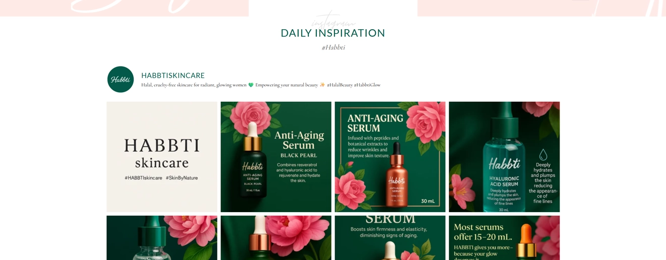 Habbti Homepage & Brand Story Section